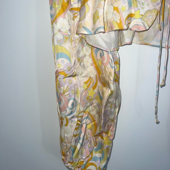 For Love And Lemons x revolve flowy sleeve Top new with tags - Picture 4 of 13